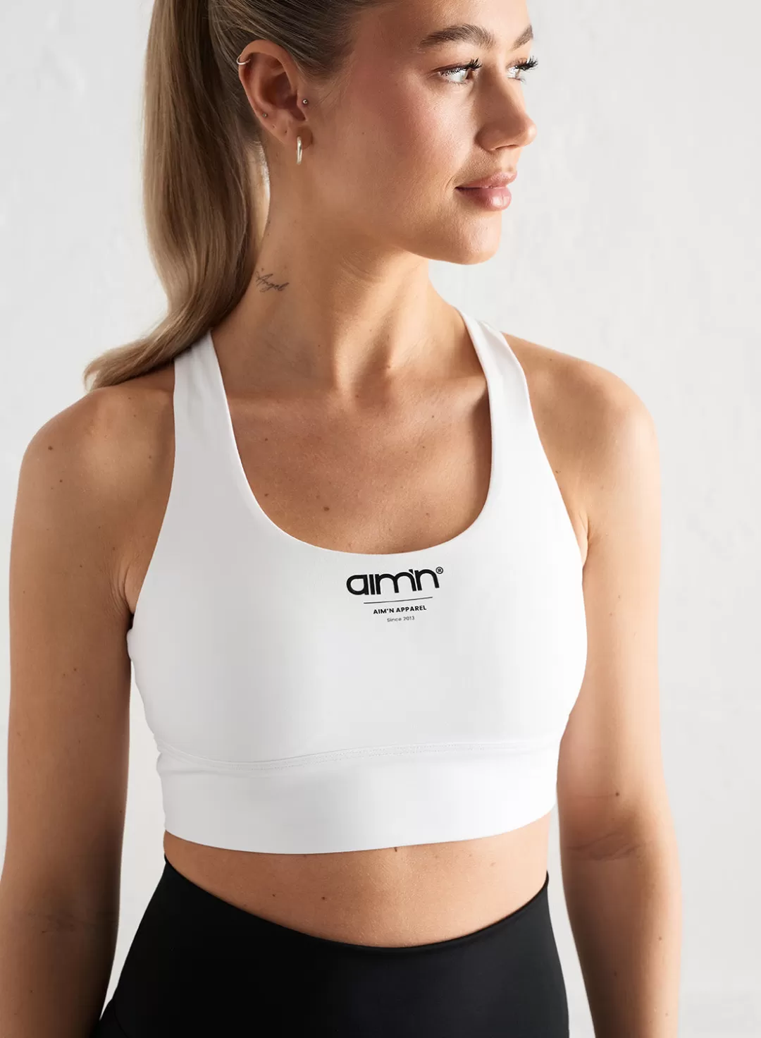 AIM’N Edge Core Racerback Bra White Online